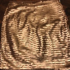 H&M sequin mini skirt
